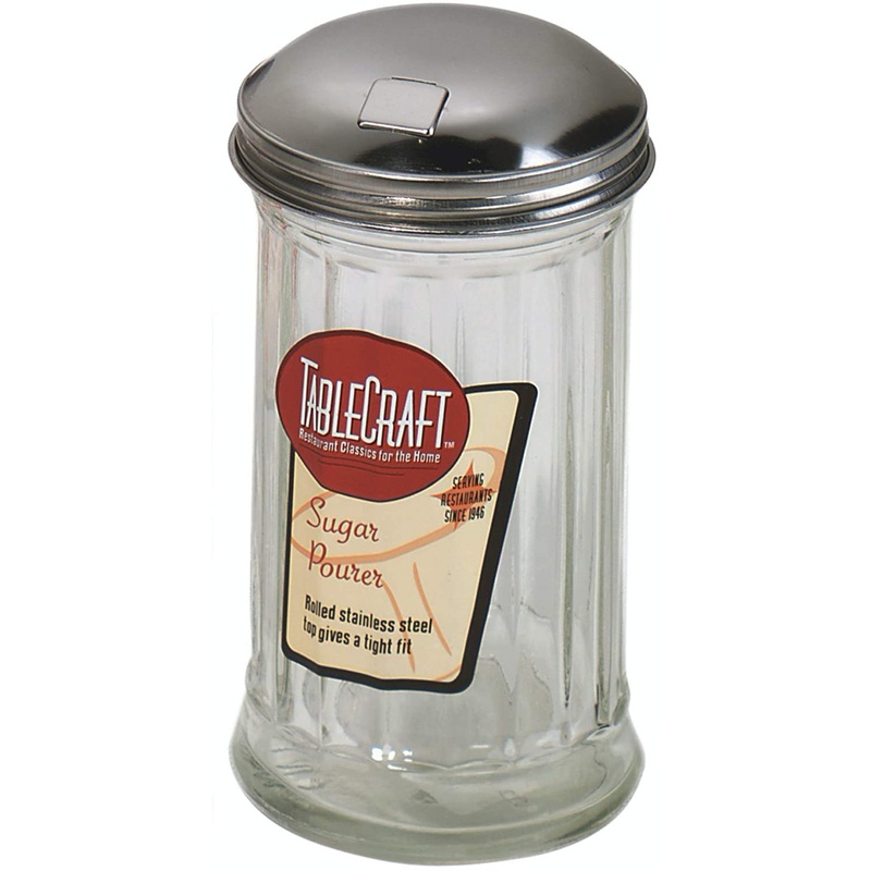 TableCraft Fluted Sugar Pourer 12oz
