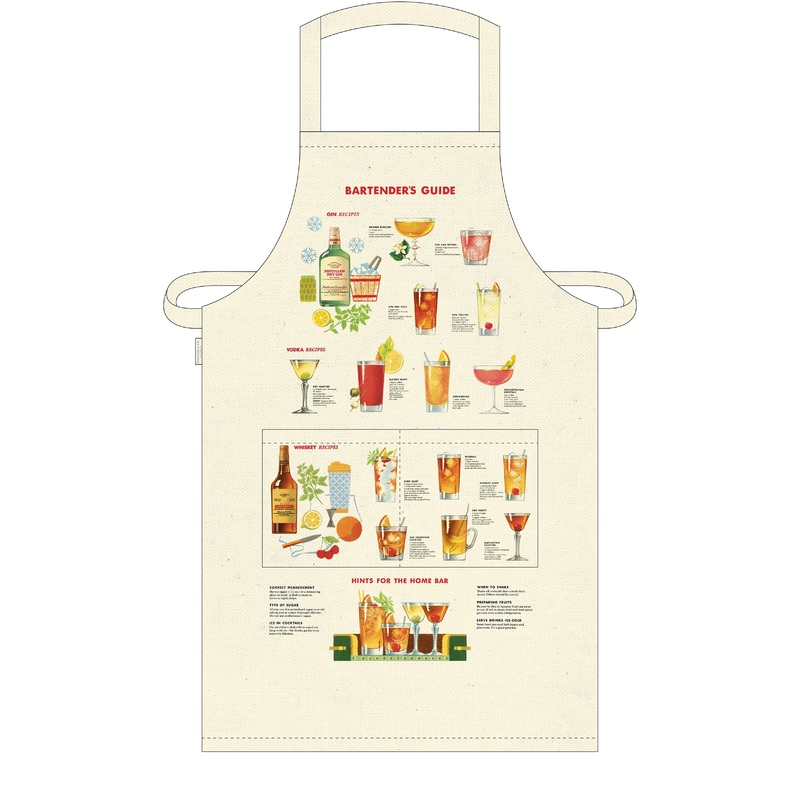 Cavallini & Co. Apron - Bartenders Guide