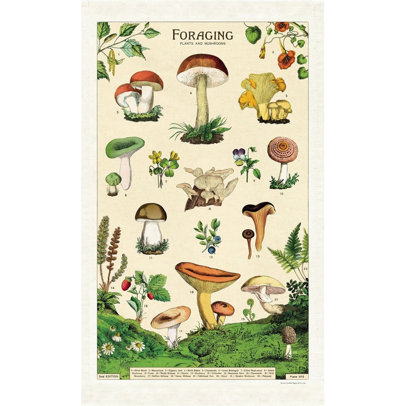 Cavallini & Co. Tea Towel - Foraging