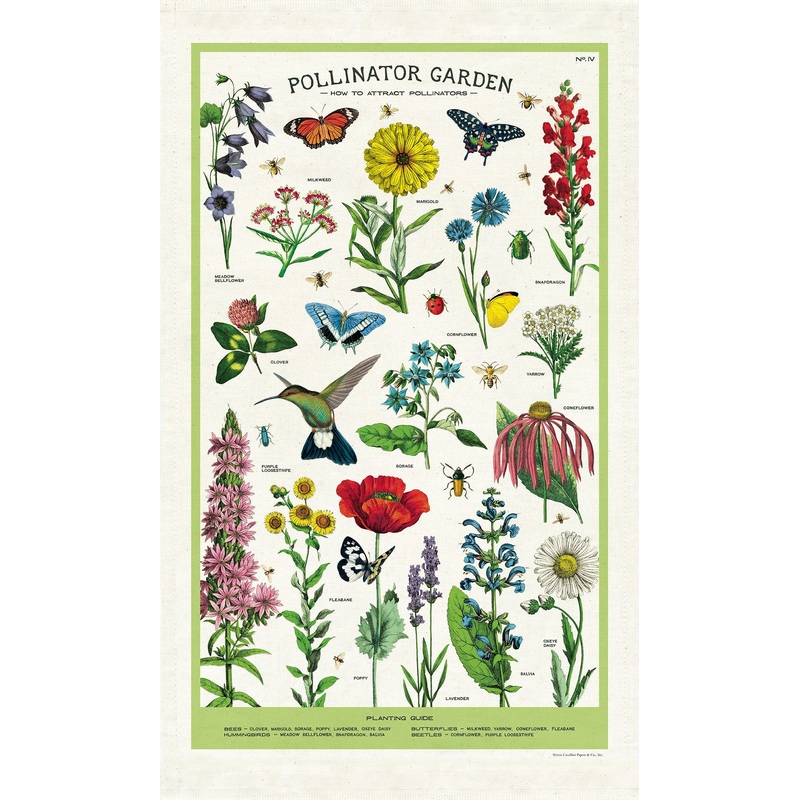 Cavallini & Co. Tea Towel - Pollinator