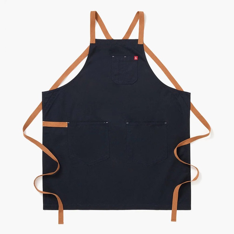 Hedley & Bennett Crossback Apron - Midnight Cider