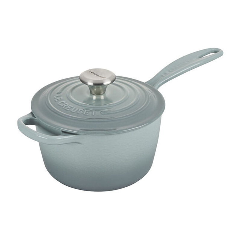 Le Creuset - 1.75 Qt Signature Saucepan - Sea Salt