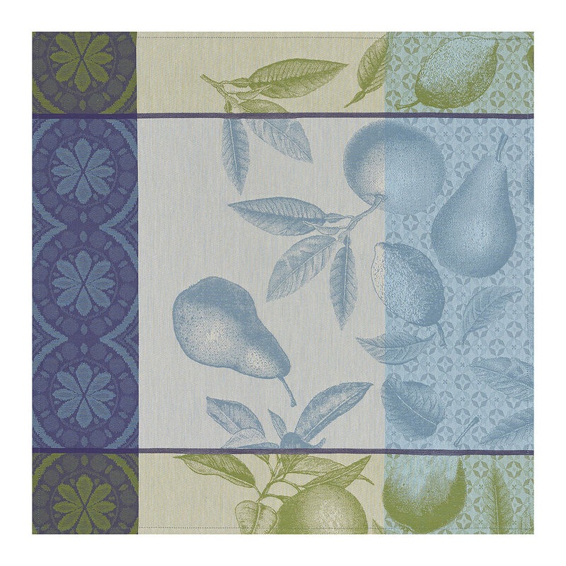 Le Jacquard Franais- Arriere-Pays Blue Cotton Napkin (23" Sq, Set of 4)