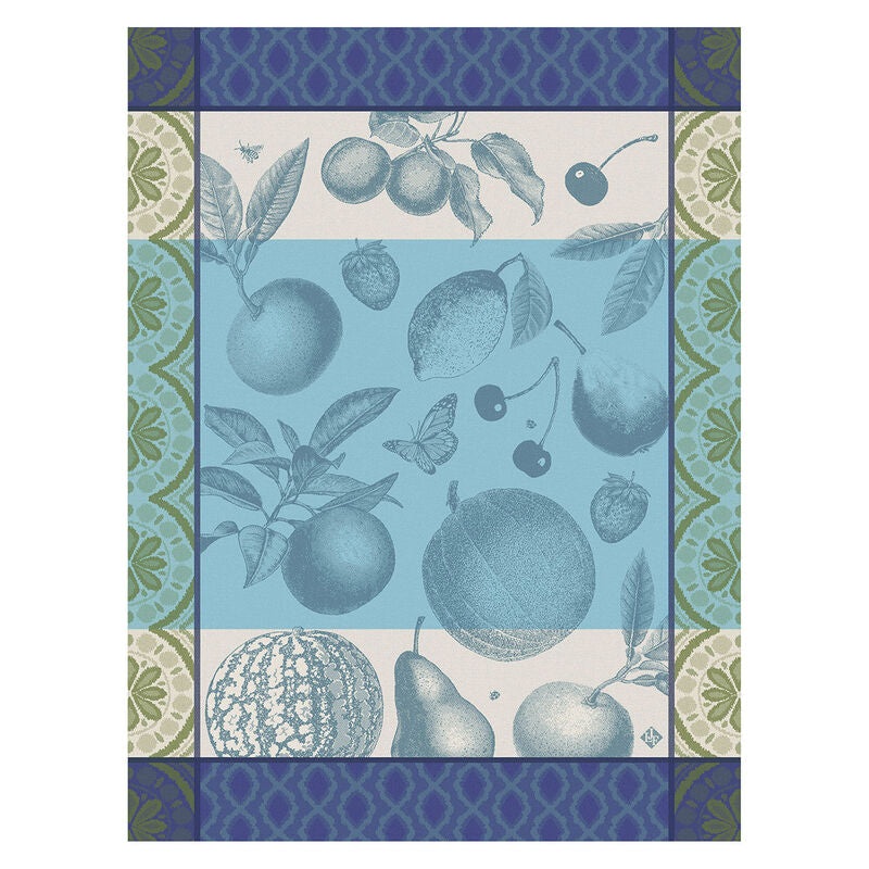 Le Jacquard Franais- Arriere-Pays Blue Cotton Tea Towel