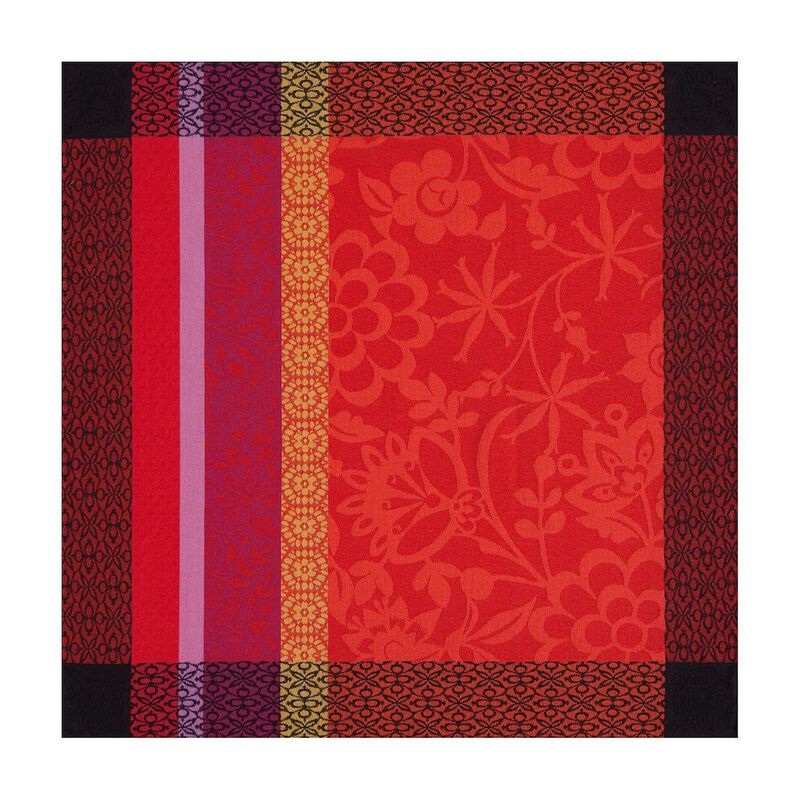 Le Jacquard Franais- Provence Strawberry Coated Cotton Napkin (23" Sq, Set of 4)