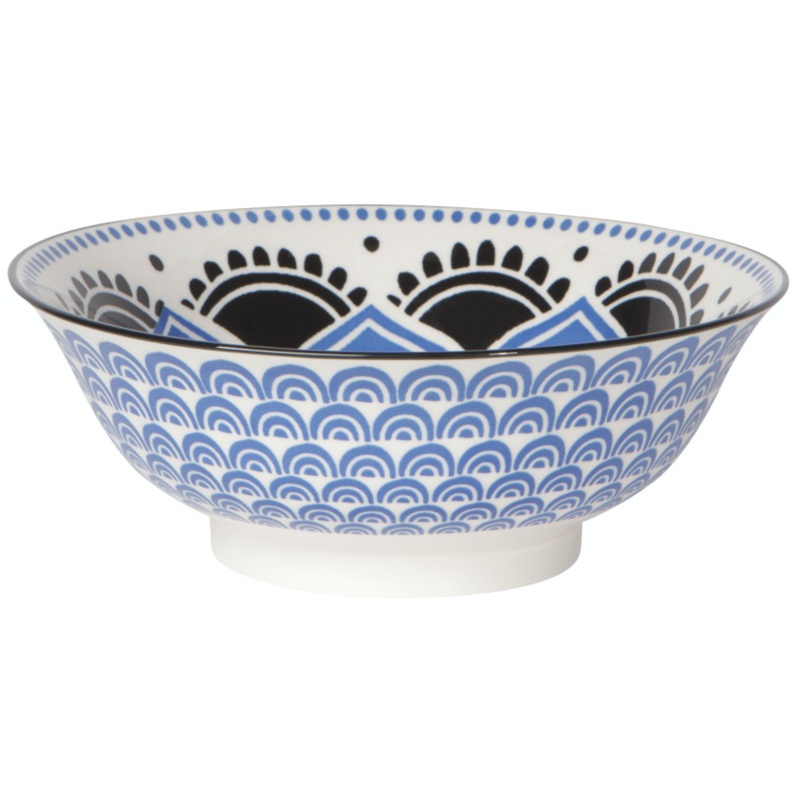 Now Designs 8" Stamped Bowl - Blue Floral