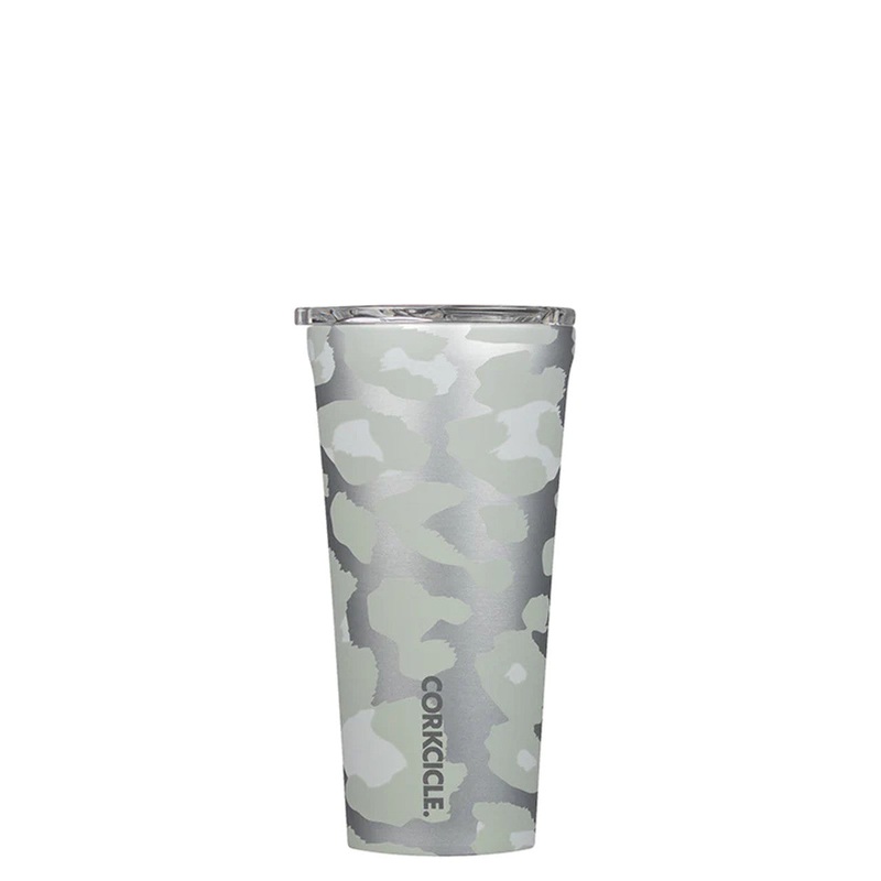Corkcicle 16 oz Tumbler -Snow Leopard