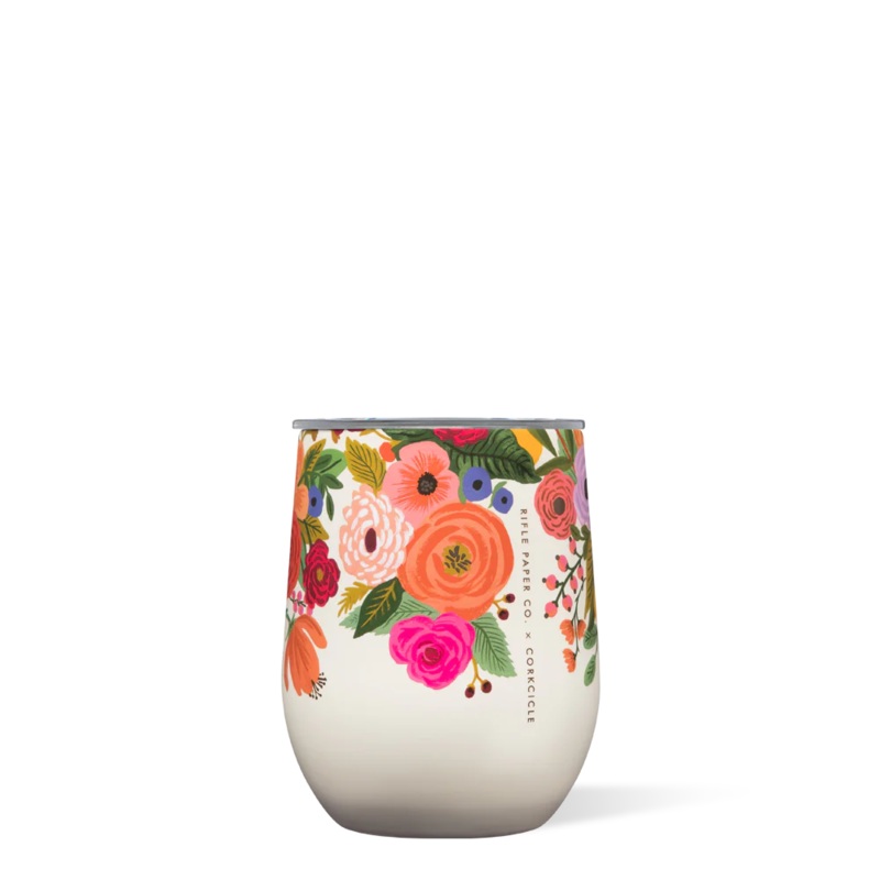 Corkcicle Rifle Paper Co. 12 oz Stemless Tumbler -Garden Party