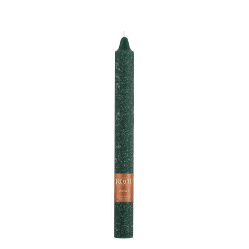 Root Arista Timberline 9" Candle - Dark Green