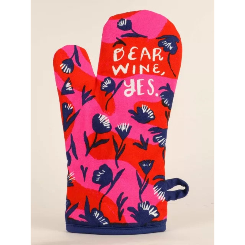 Blue Q Mitt-  Dear Wine, Yes