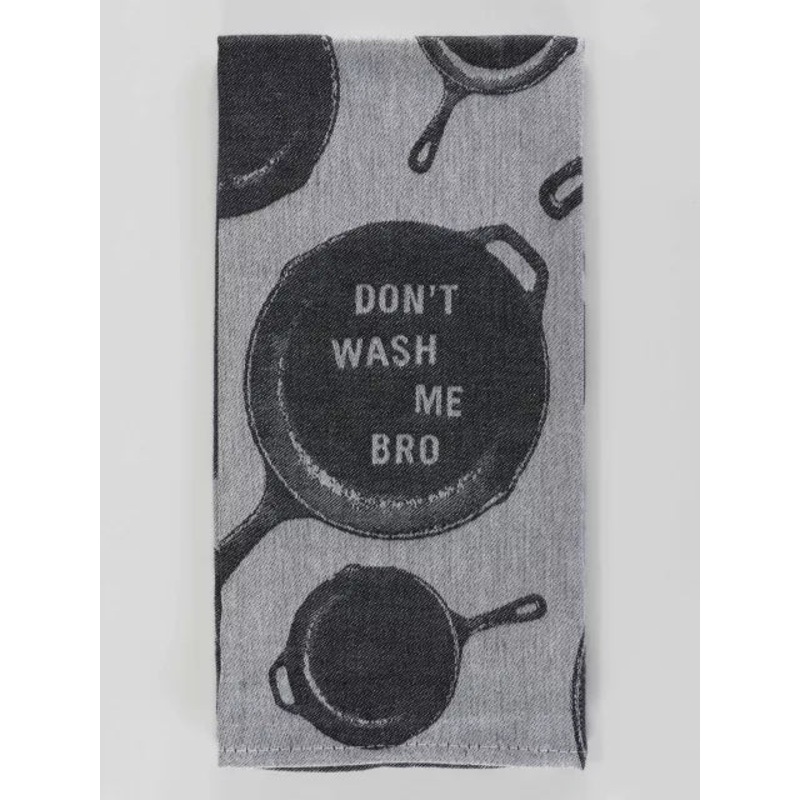 Blue Q Woven Towel- Don't Wash Me Bro