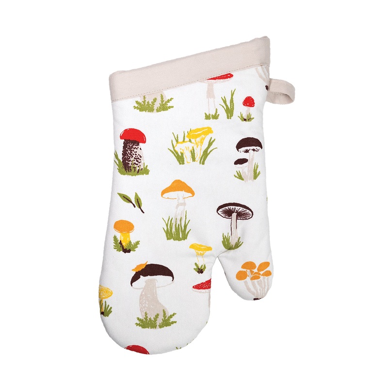 Mu Kitchen Oven Mitt- Shrooms