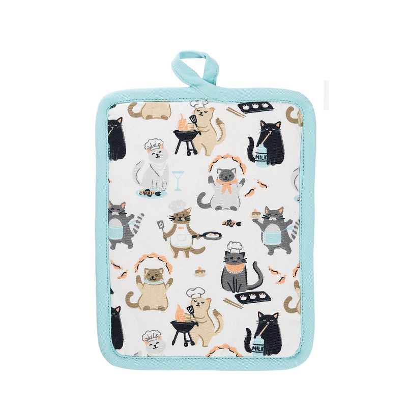 Mu Kitchen Potholder- Culinary Cats