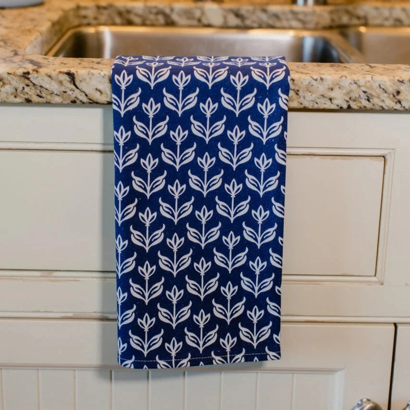 New Wing Studio- Tulip Time Tea Towel