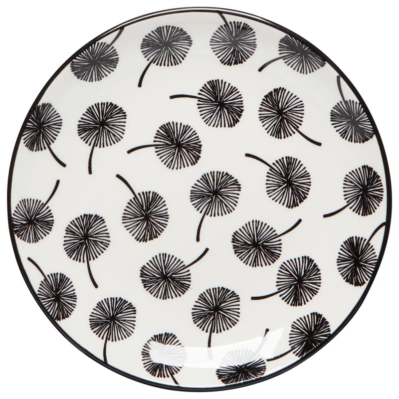 Now Designs 6" Stamped Plate- Dandelion