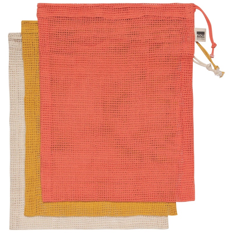 Now Designs Le Marche Produce Bags- Coral