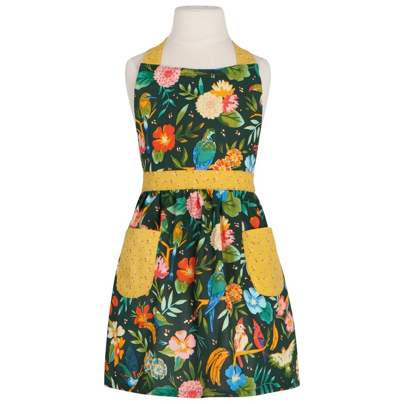 Now Designs Minnie Kid's Apron- Tropical Trove