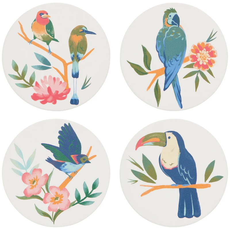 Now Designs Soak Up Coasters- Tropical Trove