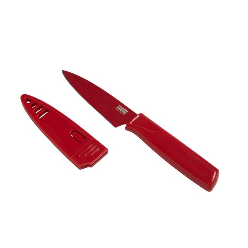 Kuhn Rikon Colori Paring Knife- Red