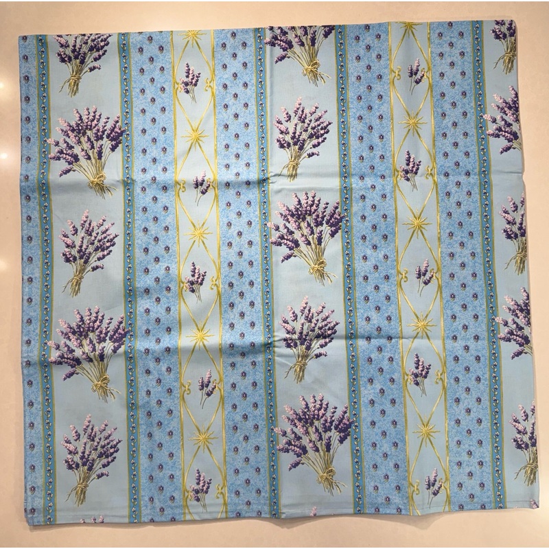 Le Cluny- Provence Lavender Blue Tablecloth (58" Square)