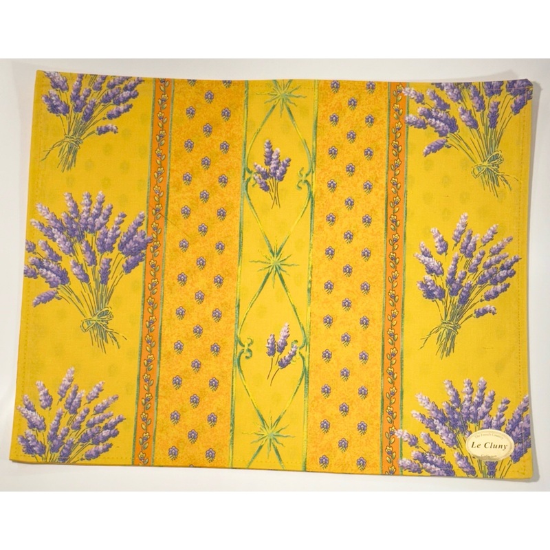 Le Cluny- Provence Lavender Yellow Placemat