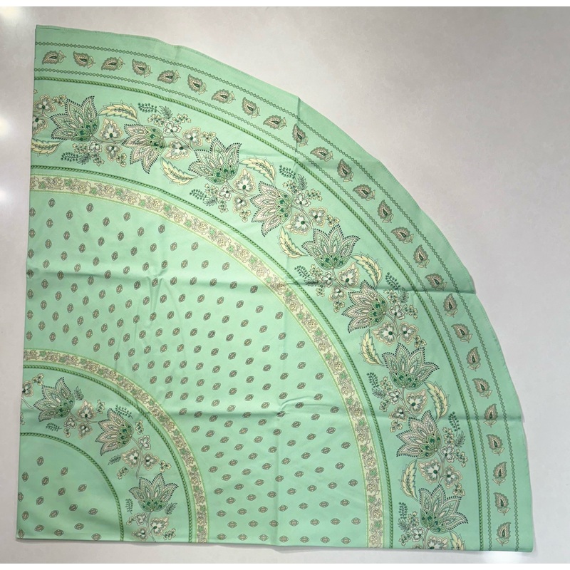 Le Cluny- Provence Lisa Pistachio Tablecloth (70" Round)