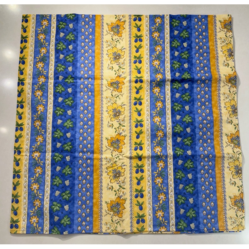 Le Cluny- Provence Monaco Blue Tablecloth (58" Square)