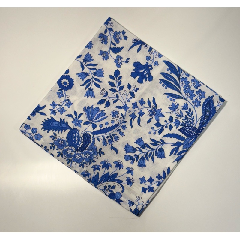Le Cluny- Provence Versailles White & Blue Napkin