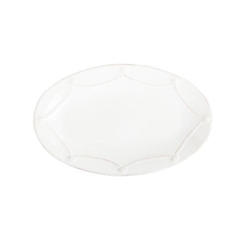 Juliska Berry & Thread Medium Oval Platter - White