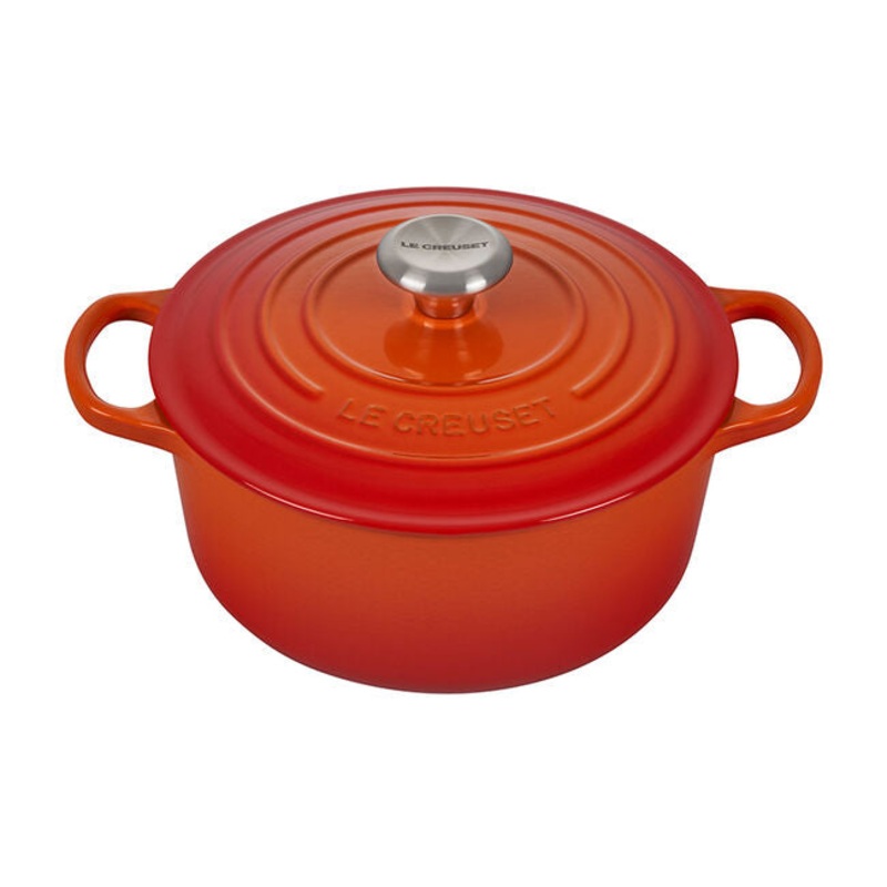 Le Creuset 4.5 Qt Signature Round Oven - Flame