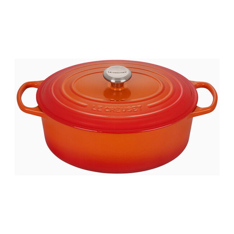 Le Creuset 6.75 Qt. Signature Oval Oven - Flame