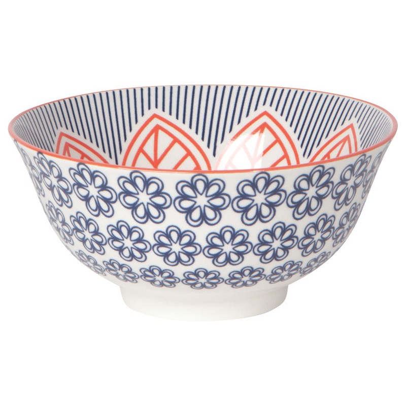 Now Designs 6" Stamped Bowl - Red Floral