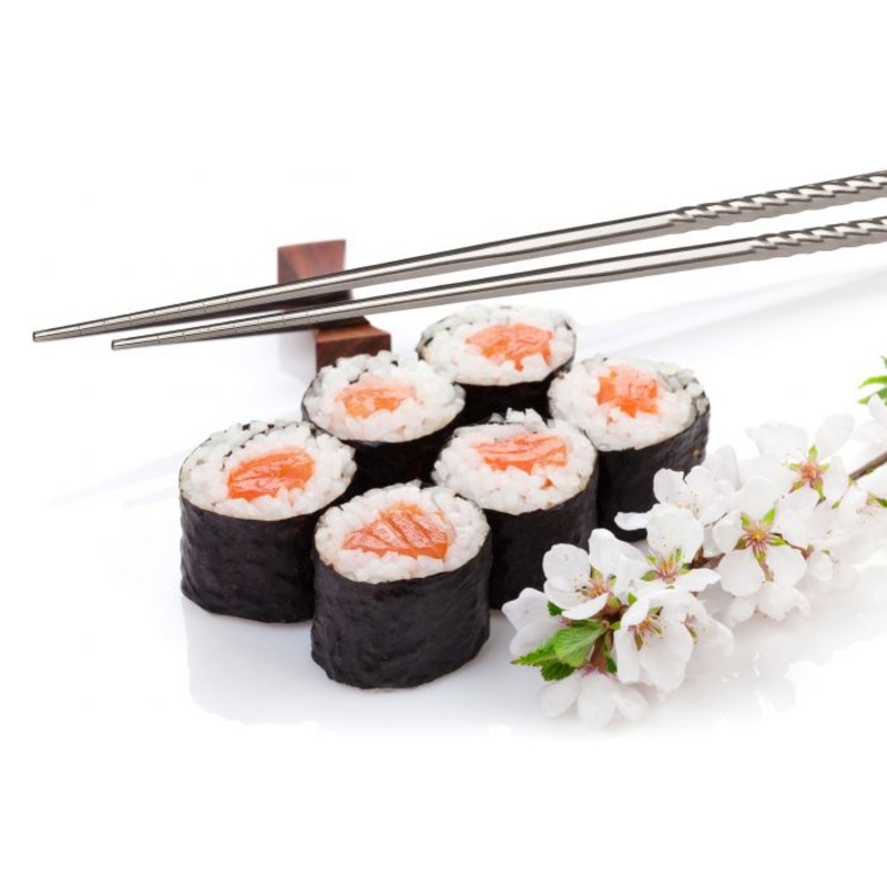 Helen's Asian Kitchen Stainless Steel Chopsticks set of 5