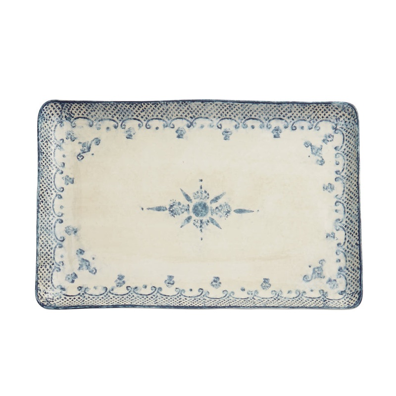 Arte Italica Burano Large Rectangular Platter