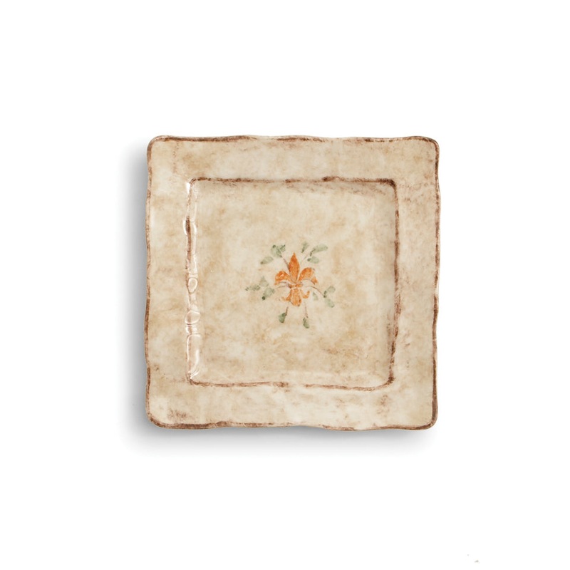 Arte Italica Medici Square Salad Plate