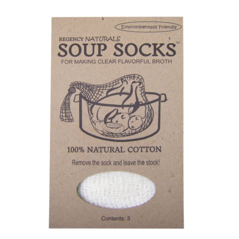 HIC Regency Natural Cotton Soup Sock - Set of 2