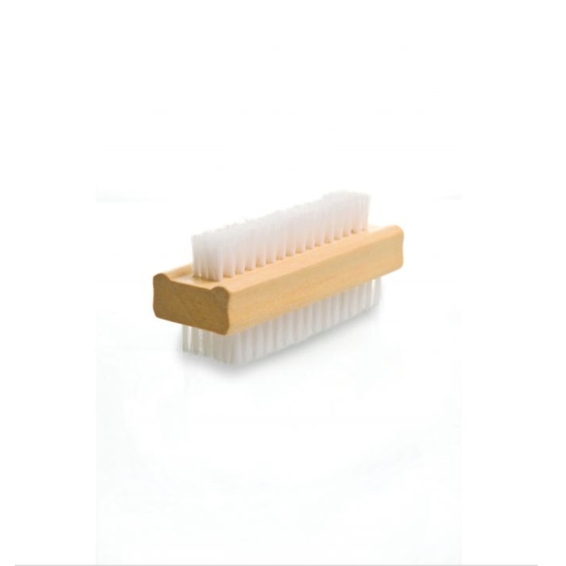 HIC Wooded Handle Nylon Bristle Hand and Nail Brush
