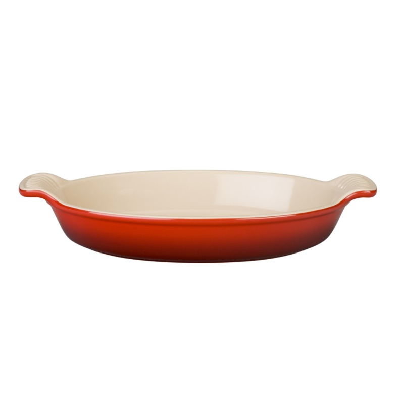 Le Creuset - 1 Qt. Heritage Au Gratin Dish  - Cerise