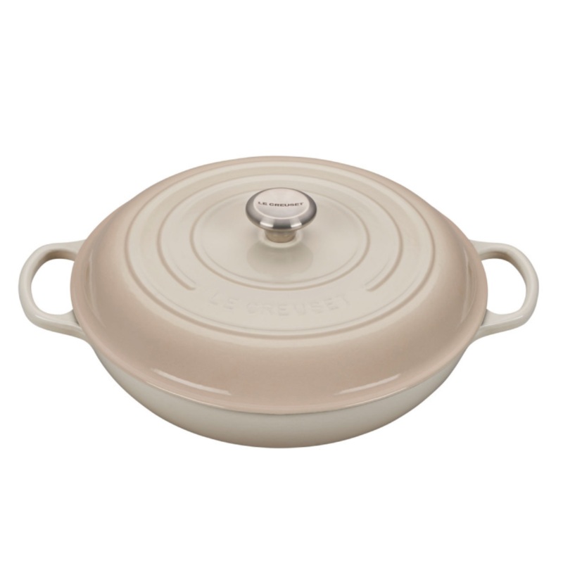 Le Creuset - 3.5 Qt Signature Braiser - Meringue