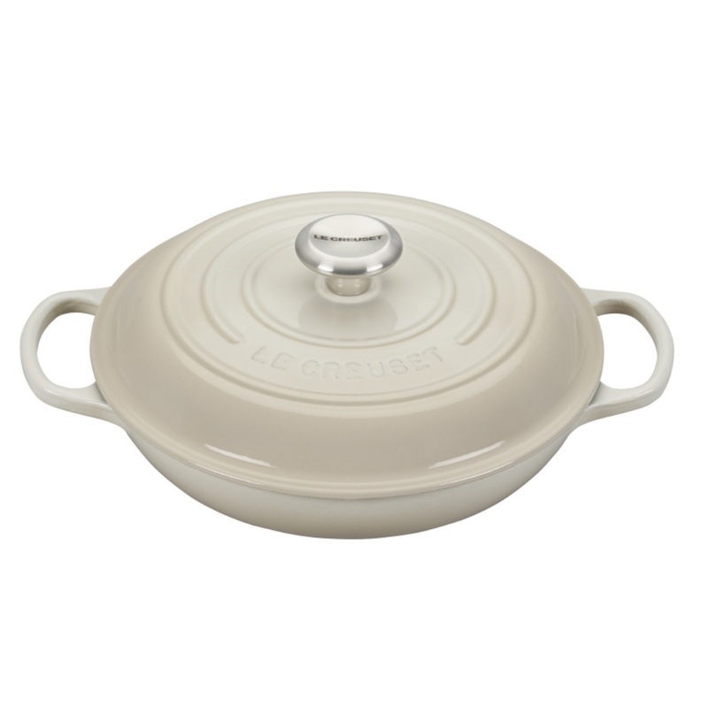 Le Creuset 5 Qt Signature Braiser - Meringue