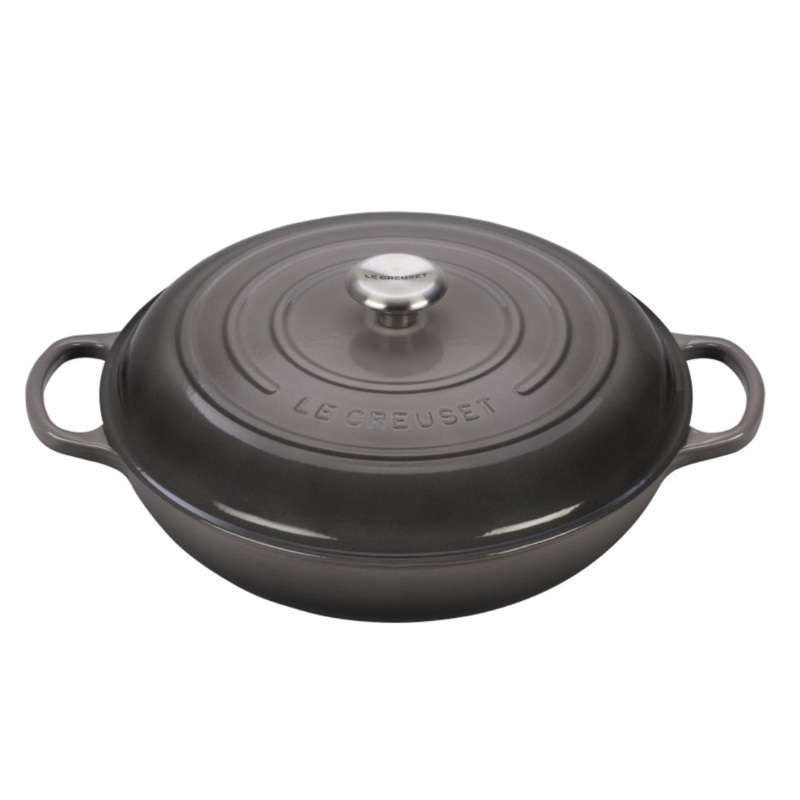 Le Creuset 5 Qt Signature Braiser - Oyster