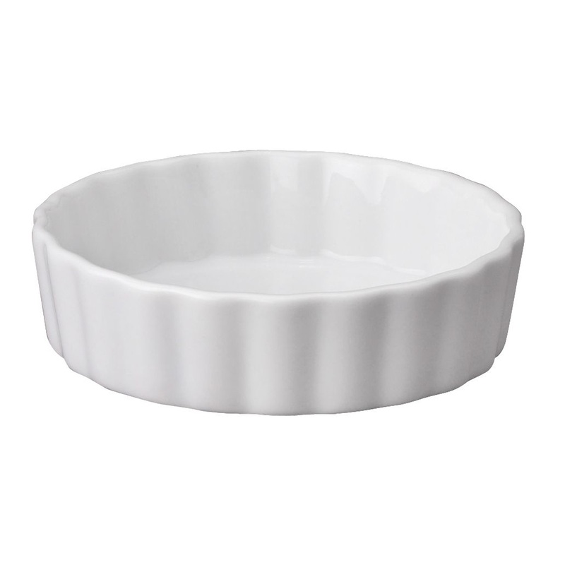 HIC Ceramic 4" Round Quiche Dish