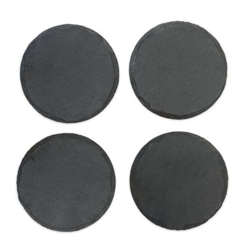 Twine Circle Slate Coasters