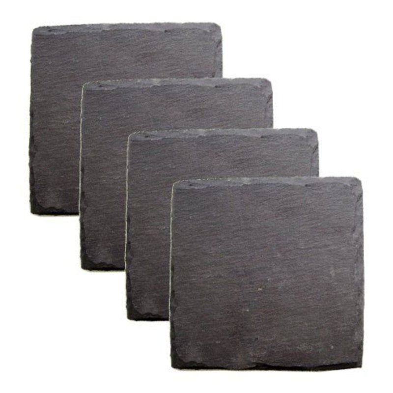 Twine Square Slate Coasters