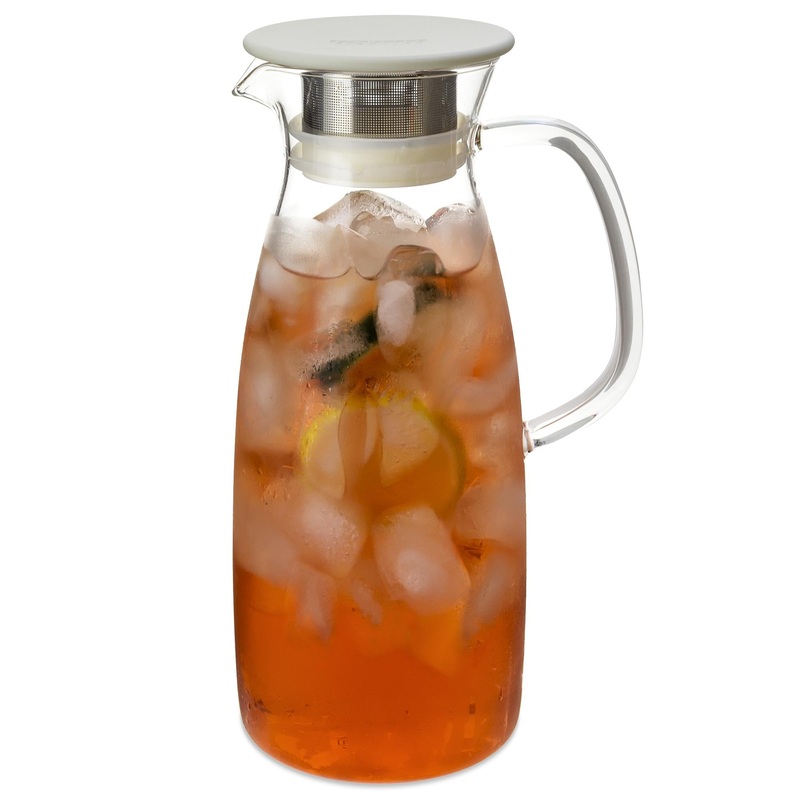 ForLife Mist Ice Tea Jug 50 oz - White