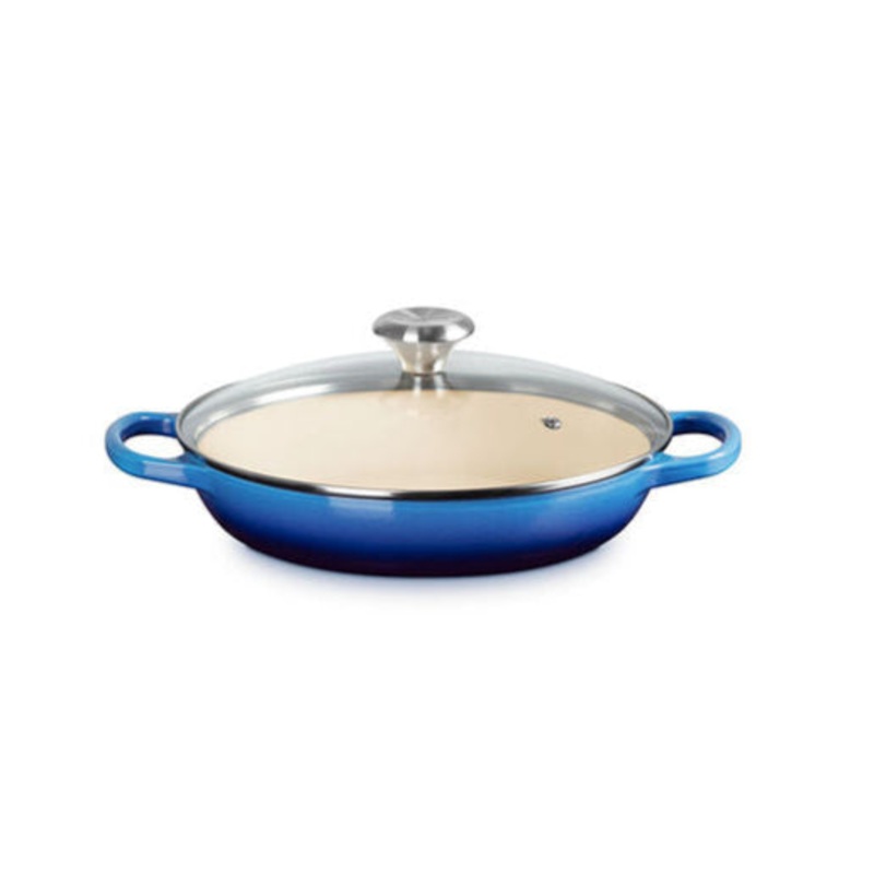 Le Creuset - 2.25 Qt. Signature Braiser with Glass Lid - Marseille (Promo)