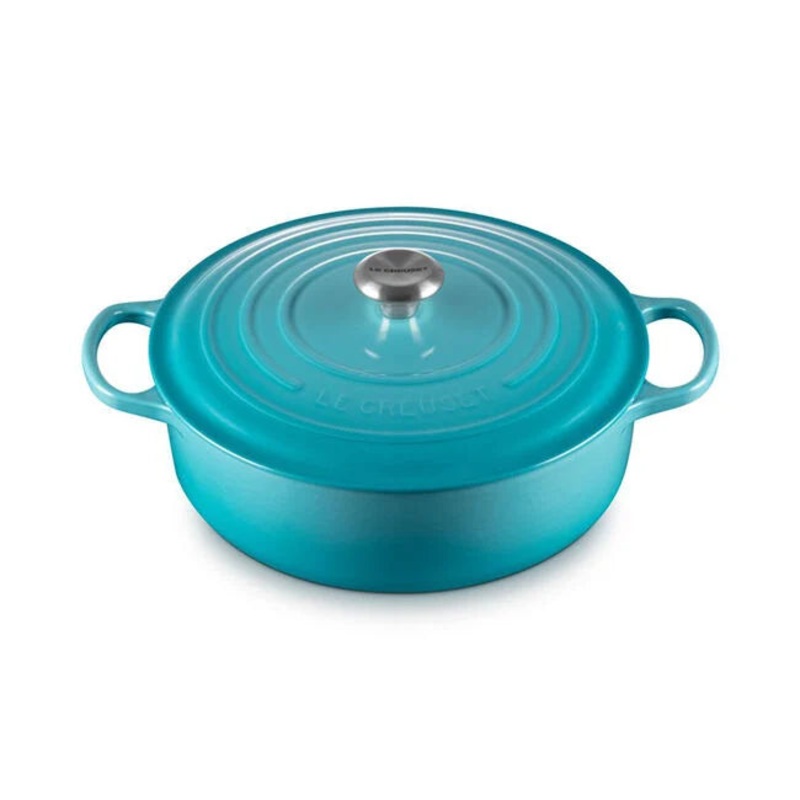 Le Creuset Wide 6.75 Qt Round Oven - Caribbean (PROMO)