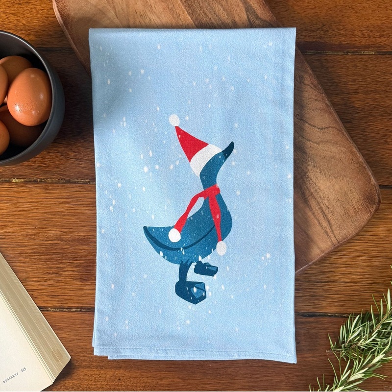 New Wing Studio - Tea Towel Daisy Duck Blue