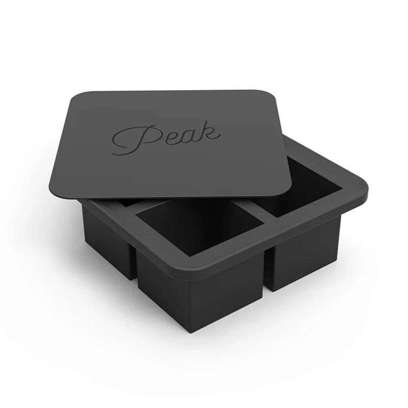 W & P Peak XL Cube Ice Mold - Charcoal