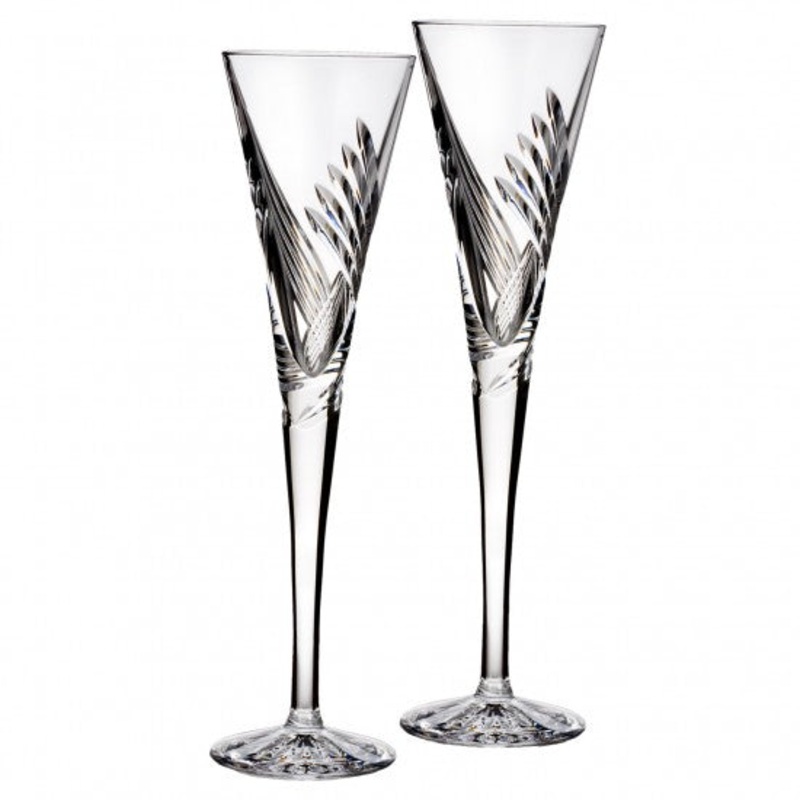 Waterford Wishes"Beginnings" Flute Pair, 5-Ounce